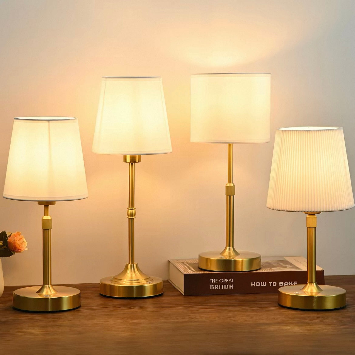 Retro Rechargeable LED Table Lamp – Cordless Ambient Lighting