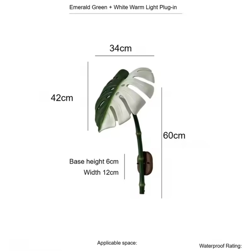 Outdoor Bamboo LED Wall Light – Waterproof Garden & Patio Lamp
