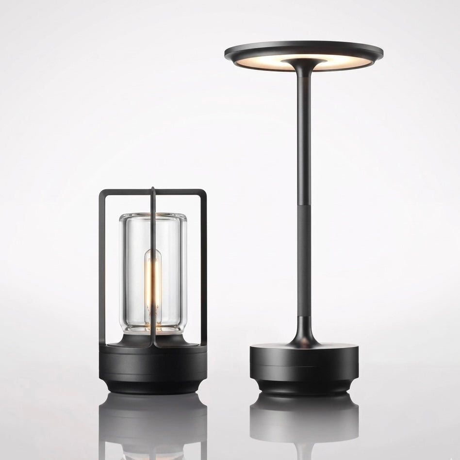 Modern Cordless LED Table Lamp for Cafe, Bar & Outdoor Use