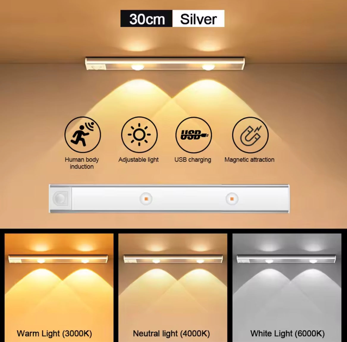 Slim Motion-Activated Light