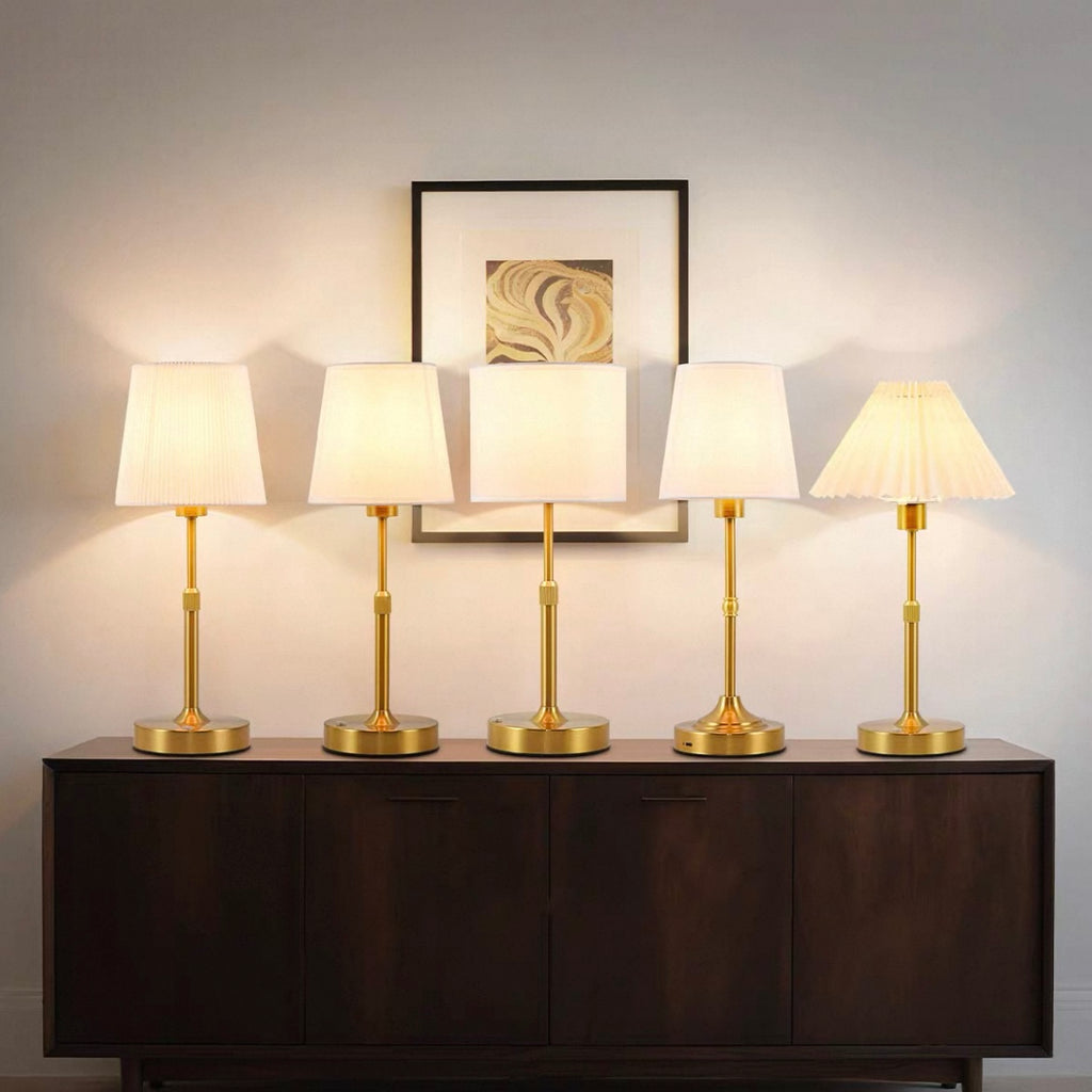 Retro Rechargeable LED Table Lamp – Cordless Ambient Lighting