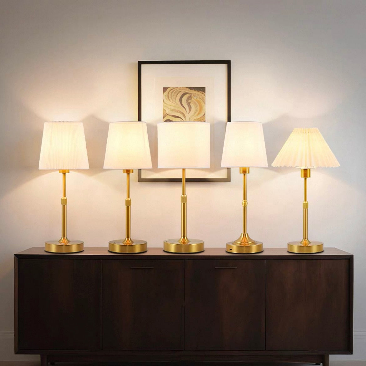 Retro Rechargeable LED Table Lamp – Cordless Ambient Lighting
