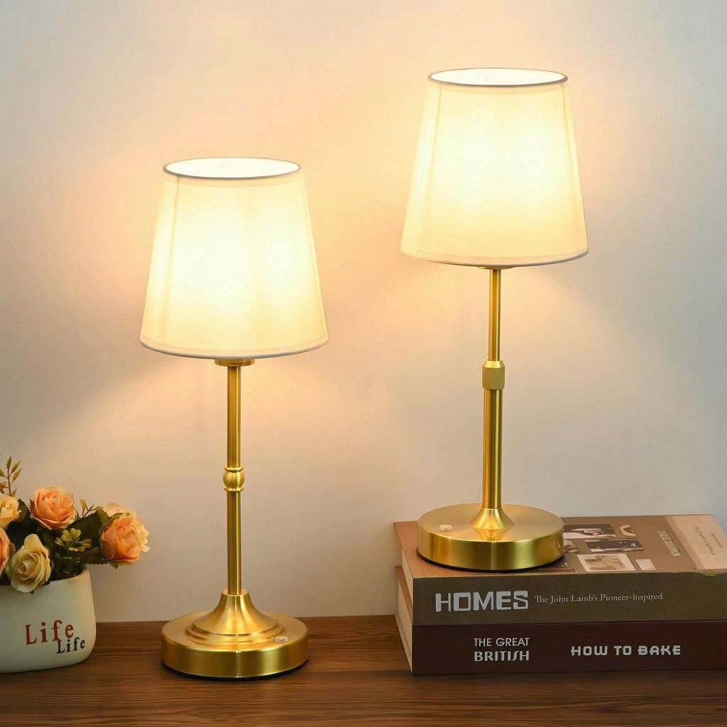 Retro Rechargeable LED Table Lamp – Cordless Ambient Lighting