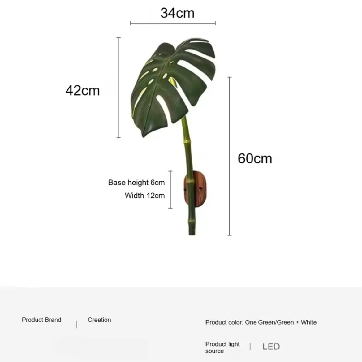 Outdoor Bamboo LED Wall Light – Waterproof Garden & Patio Lamp