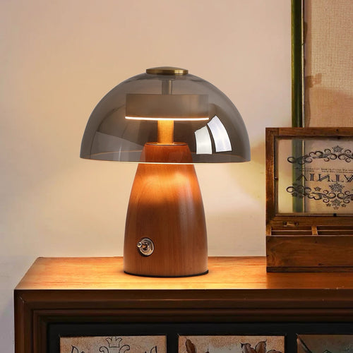 Mid-Century Vintage Table Lamp – Luxury Bedside & Living Room Atmosphere Light