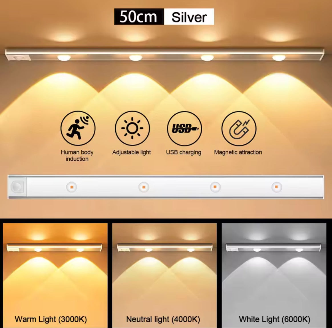 Slim Motion-Activated Light