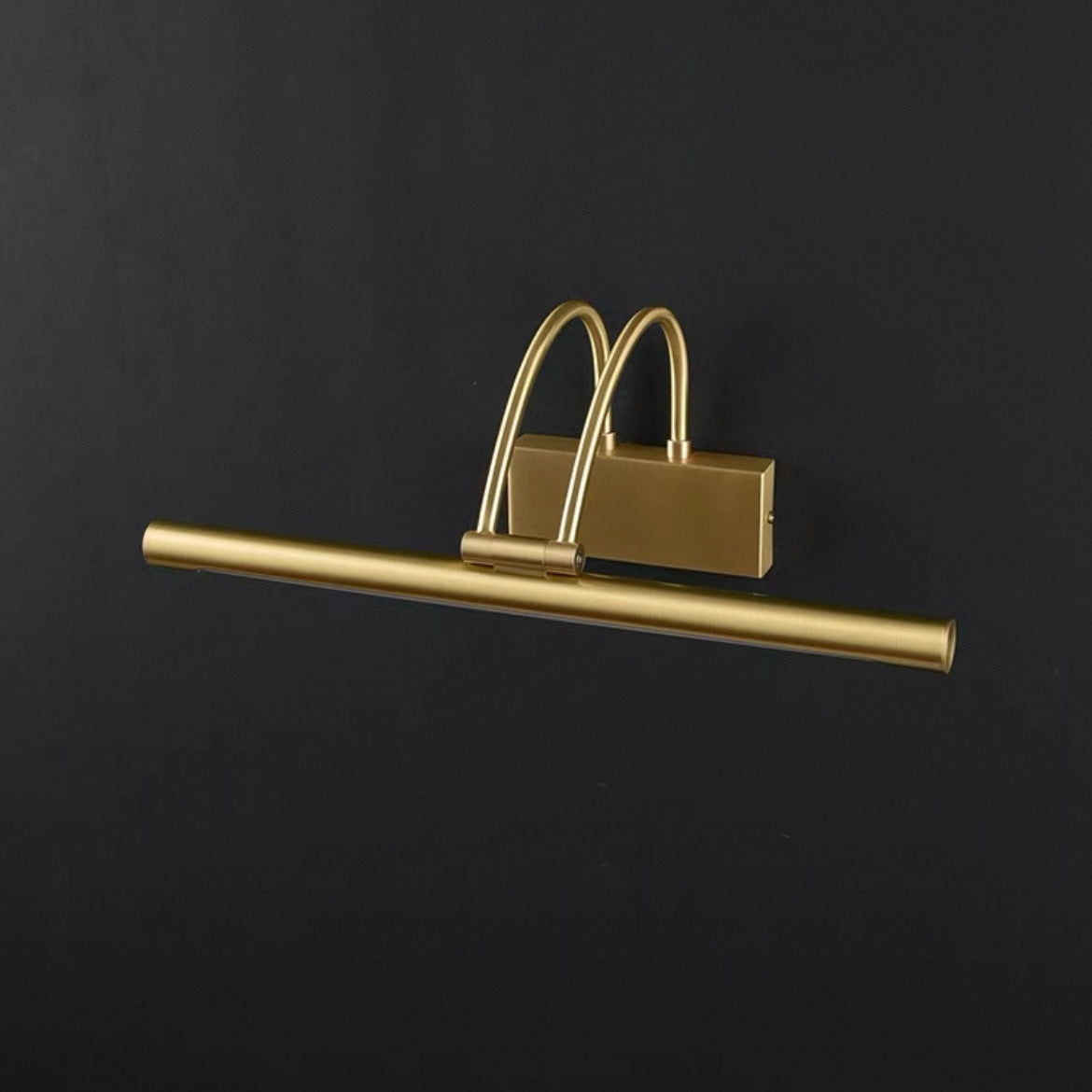 Premium All-Copper LED Mirror Front Light | Sleek No-Drill Wall Vanity Fixture
