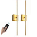 Cordless LED Wall Sconce, Rechargeable Wireless Wall Lamp with Remote