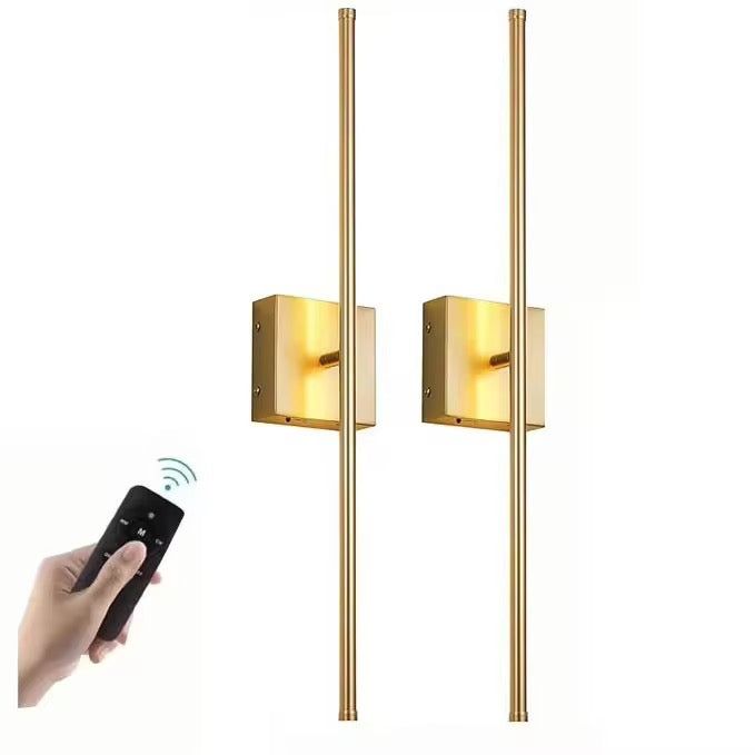 Cordless LED Wall Sconce, Rechargeable Wireless Wall Lamp with Remote