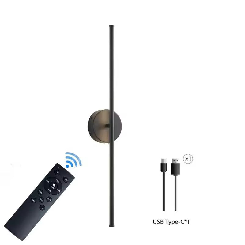 Cordless LED Wall Sconce, Rechargeable Wireless Wall Lamp with Remote