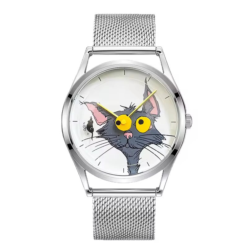 The Joker Cat Watch – A Soft, Artistic Companion for Every Moment.