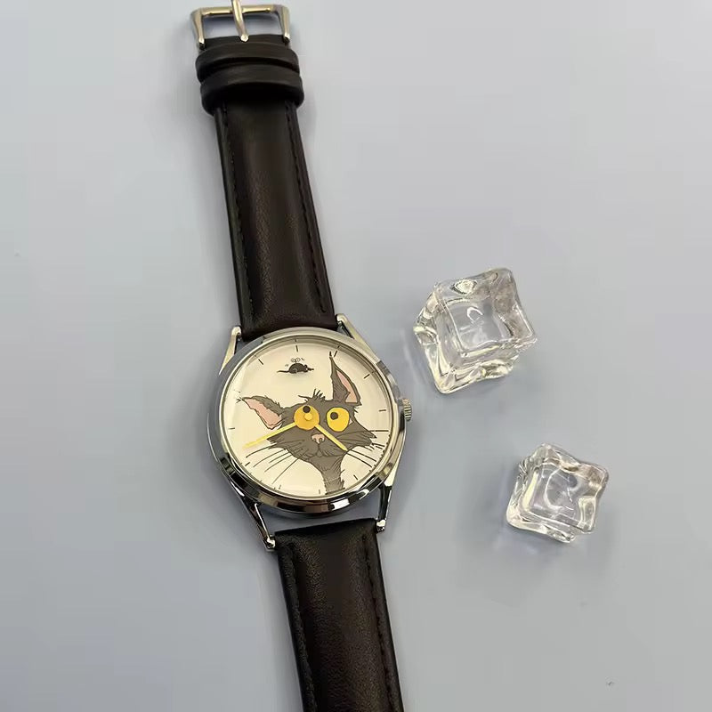 The Joker Cat Watch – A Soft, Artistic Companion for Every Moment.