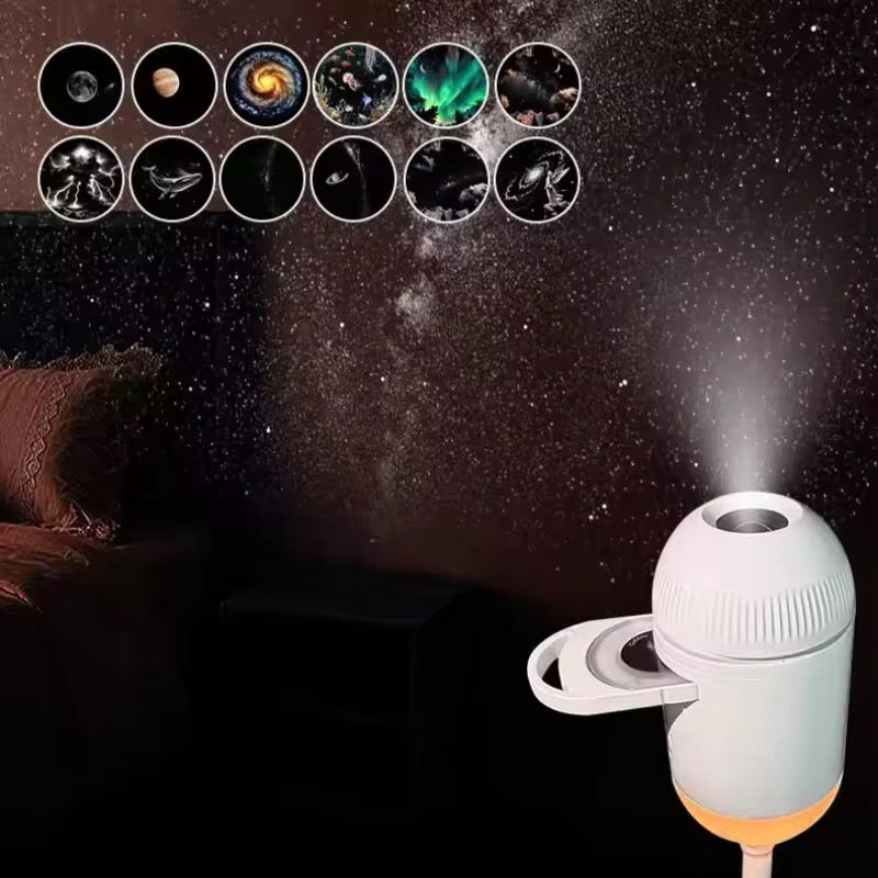 Sleep-Inducing Starry Night Light – Rotating Aurora Projector